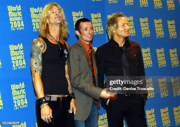 Matt Sorum, Duff McKagan and Scott Weiland of Velvet Revolver