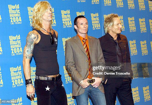 Matt Sorum, Duff McKagan and Scott Weiland of Velvet Revolver