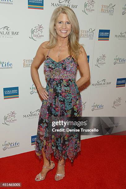 Executive director of the Lili Claire Foundation Jennifer Bradley arrives at the 2008 Lili Claire Foundations Benefit Concert at Mandalay Bay Resort...