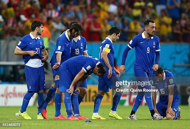 Konstantinos Katsouranis, Giorgos Samaras, Sokratis Papastathopoulos, Theofanis Gekas, Giorgos Karagounis, Konstantinos Mitroglou and Vasilis...