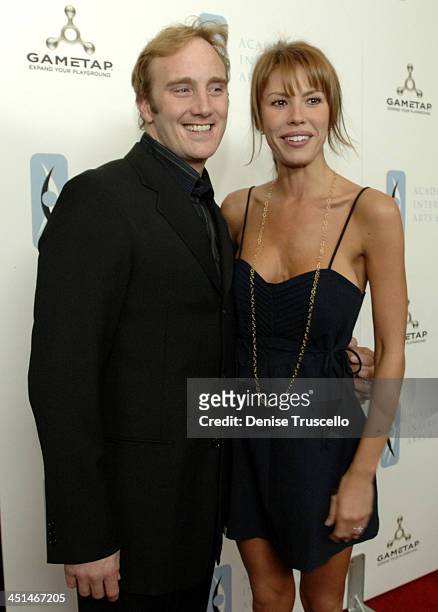 Jay Mohr and Nikki Cox during 9th Annual Interactive Achievement Awards in Las Vegas Hosted By Jay Mohr at The Joint at The Hard Rock Hotel and...