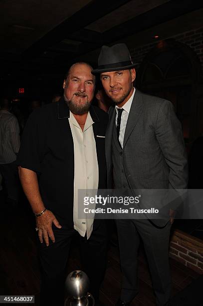 Steve Cropper and Matt Goss attend the grand opening of B.B. Kings Blues Club at The Mirage on December 11, 2009 in Las Vegas, Nevada.
