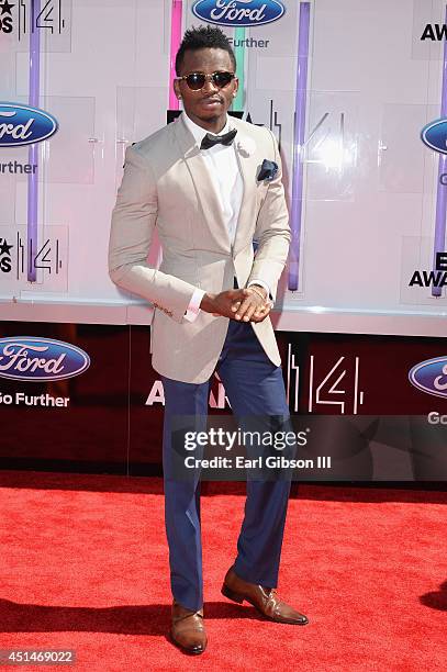 Singer Diamond Platnumz attends the BET AWARDS '14 at Nokia Theatre L.A. LIVE on June 29, 2014 in Los Angeles, California.