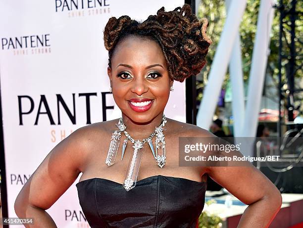 Singer Ledisi attends the Pantene Style Stage during BET AWARDS '14 at Nokia Theatre L.A. LIVE on June 29, 2014 in Los Angeles, California.