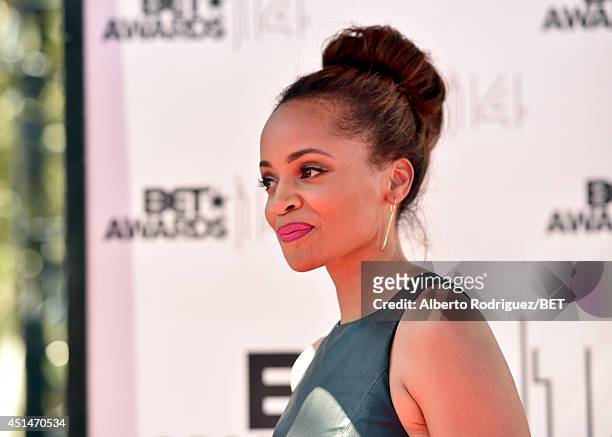Actress Latarsha Rose attends the Pantene Style Stage during BET AWARDS '14 at Nokia Theatre L.A. LIVE on June 29, 2014 in Los Angeles, California.