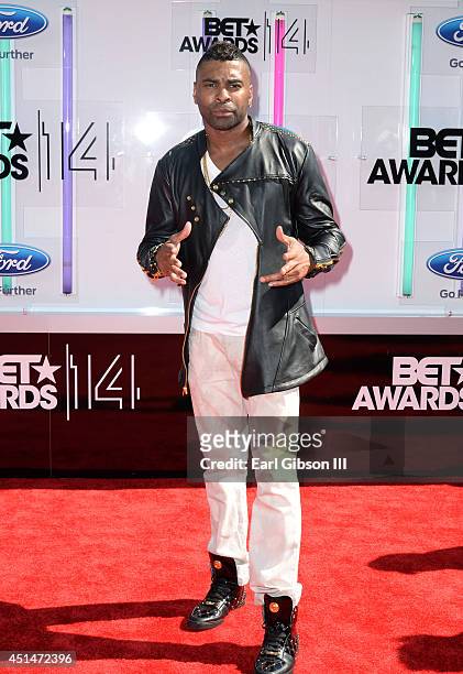 Ginuwine attends the BET AWARDS '14 at Nokia Theatre L.A. LIVE on June 29, 2014 in Los Angeles, California.