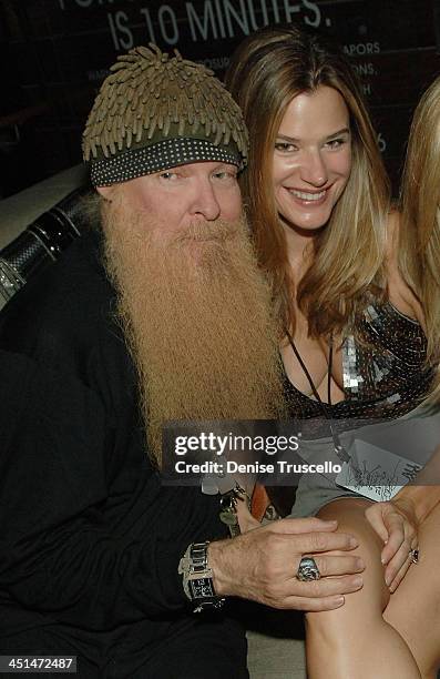 Guitarist Billy Gibbons and his wife Gilligan Gibbons attends Slash's birthday concert at Bare Pool & Lounge at The Mirage Hotel and Casino on July...