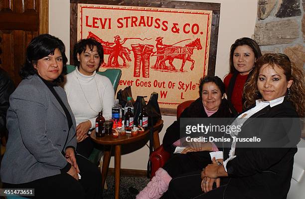 Guests during 2005 Park City - How the Garcia Girls Spent Their Summer Party at Levi's Ranch in Park City, Utah, United States.