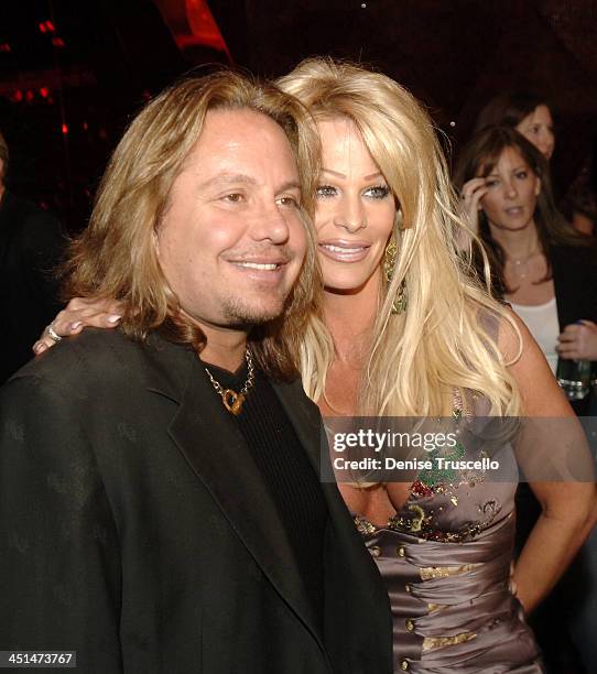 Vince and Leah Neil during Cherry Bar Grand Opening at Red Rock Casino Resort and Spa at Cherry Bar at Red Rock Casino Resort and Spa in Las Vegas,...