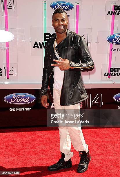 Singer Ginuwine attends the 2014 BET Awards at Nokia Plaza L.A. LIVE on June 29, 2014 in Los Angeles, California.