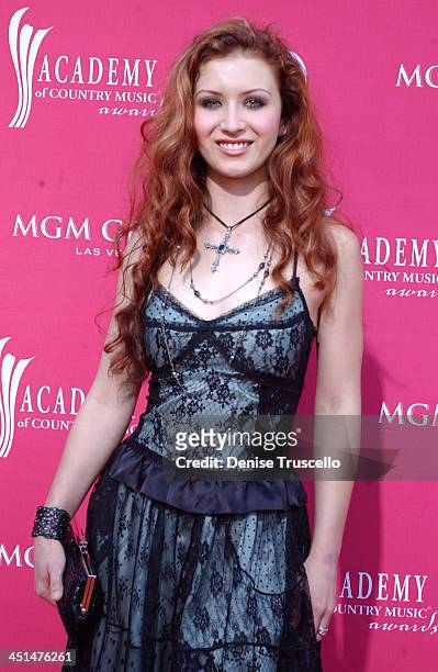 Megan Mullins during 41st Annual Academy of Country Music Awards - Arrivals at MGM Grand in Las Vegas, Nevada, United States.