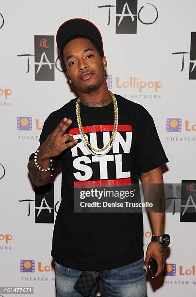 Chingy arrives at TAO Nightclub at the Venetian on March 18, 2010 in Las Vegas, Nevada.