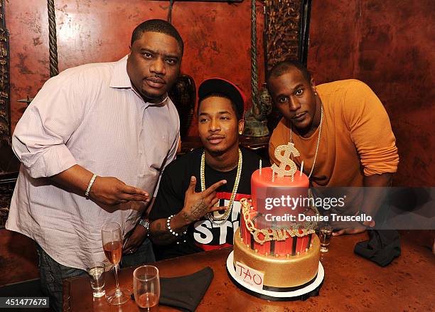 Chingy celebrates his birthday at TAO Nightclub at the Venetian on March 18, 2010 in Las Vegas, Nevada.