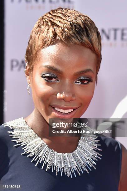 Tai Beauchamp attends the Pantene Style Stage during BET AWARDS '14 at Nokia Theatre L.A. LIVE on June 29, 2014 in Los Angeles, California.
