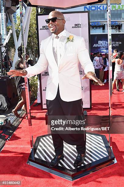 Personality Terry Crews attends the Pantene Style Stage during BET AWARDS '14 at Nokia Theatre L.A. LIVE on June 29, 2014 in Los Angeles, California.