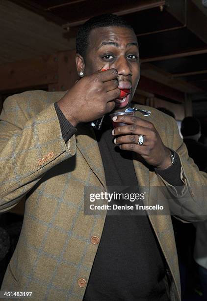 Guest at the Island Def House of Hype Hospitality Suite on January 16, 2009 in Park City, Utah.