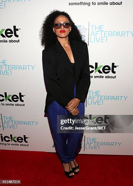 Singer Elle Varner attends the BET AWARDS '14 post show at Nokia Theatre L.A. LIVE on June 29, 2014 in Los Angeles, California.