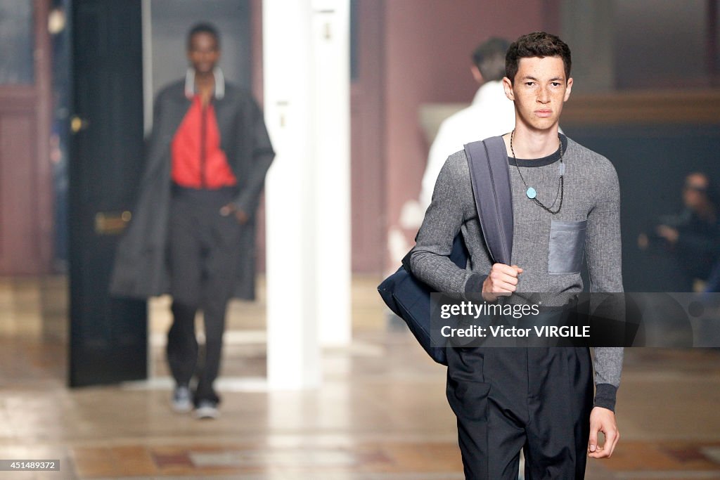 Lanvin : Runway - Paris Fashion Week - Menswear S/S 2015