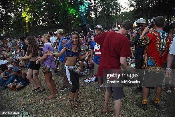 Atmosphere on Day 4 of the 2014 Electric Forest Festival on June 29, 2014 in Rothbury, Michigan.