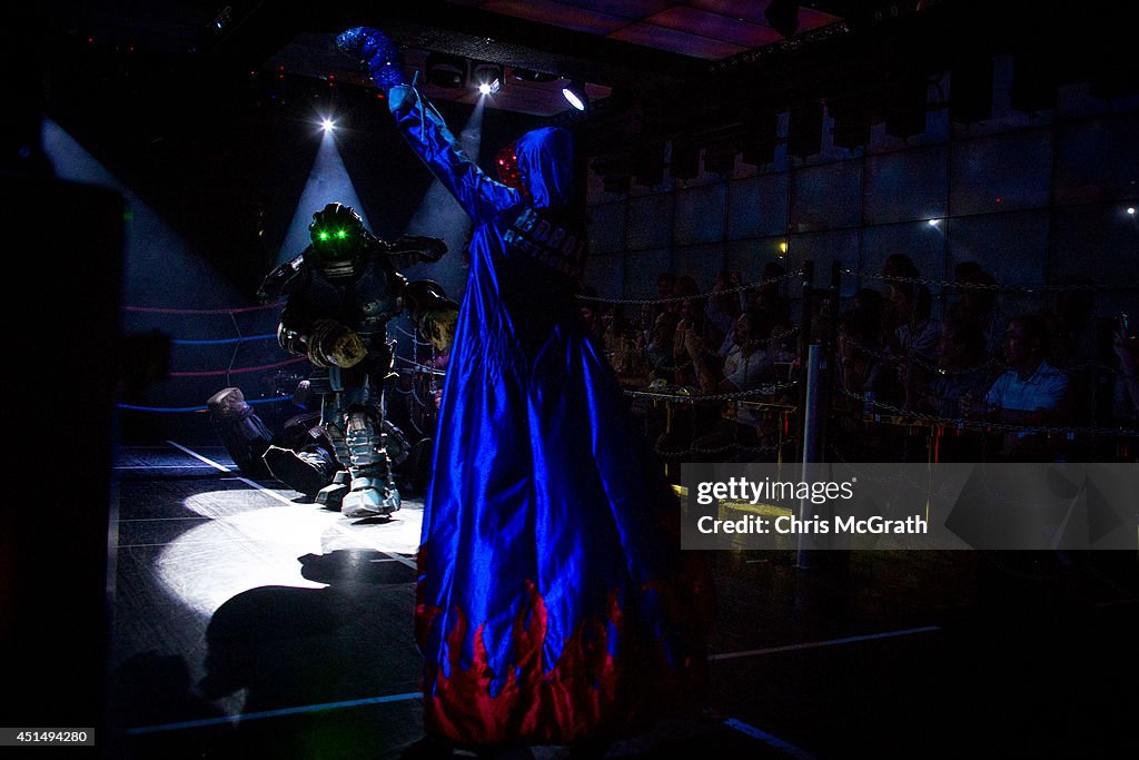 Inside Robot Cabaret 'Robot Restaurant" In Tokyo