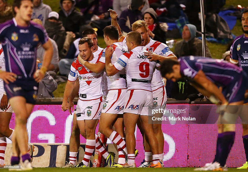 NRL Rd 16 - Dragons v Storm