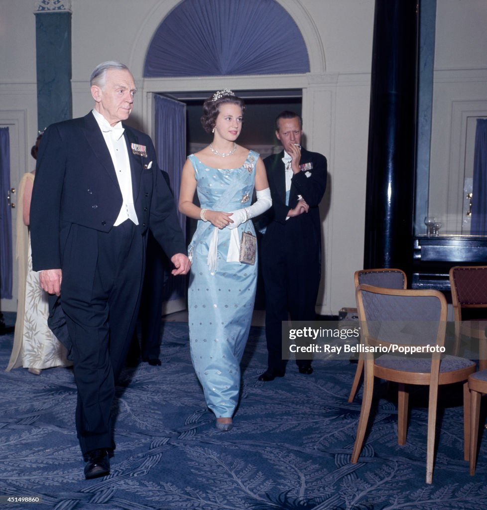 Prince George And Princess Benedikte Of Denmark