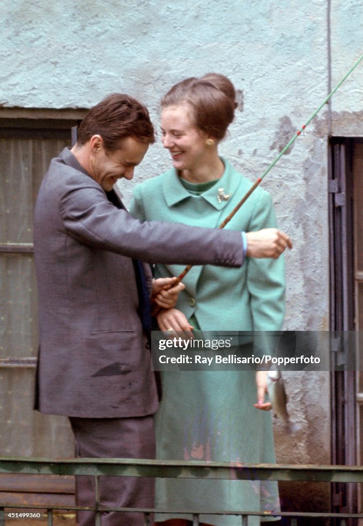 Princess Margarethe Of Denmark With Her Fiance