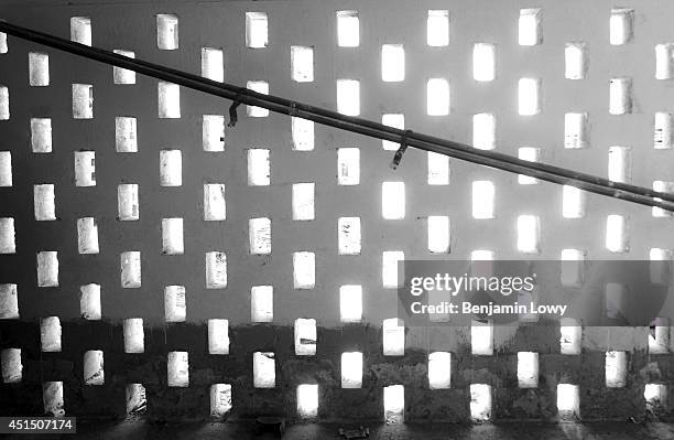 Inside the prisons at Abu Ghraib run by Saddam Hussien during his 35-year regime taken in May 2003 in Baghdad, Iraq. Prisoners kept at Abu Ghraib...