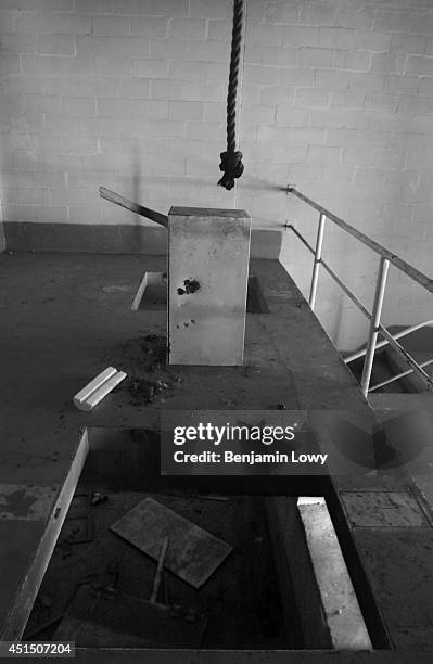 Inside the prisons at Abu Ghraib run by Saddam Hussien during his 35-year regime taken in May 2003 in Baghdad, Iraq. Prisoners kept at Abu Ghraib...