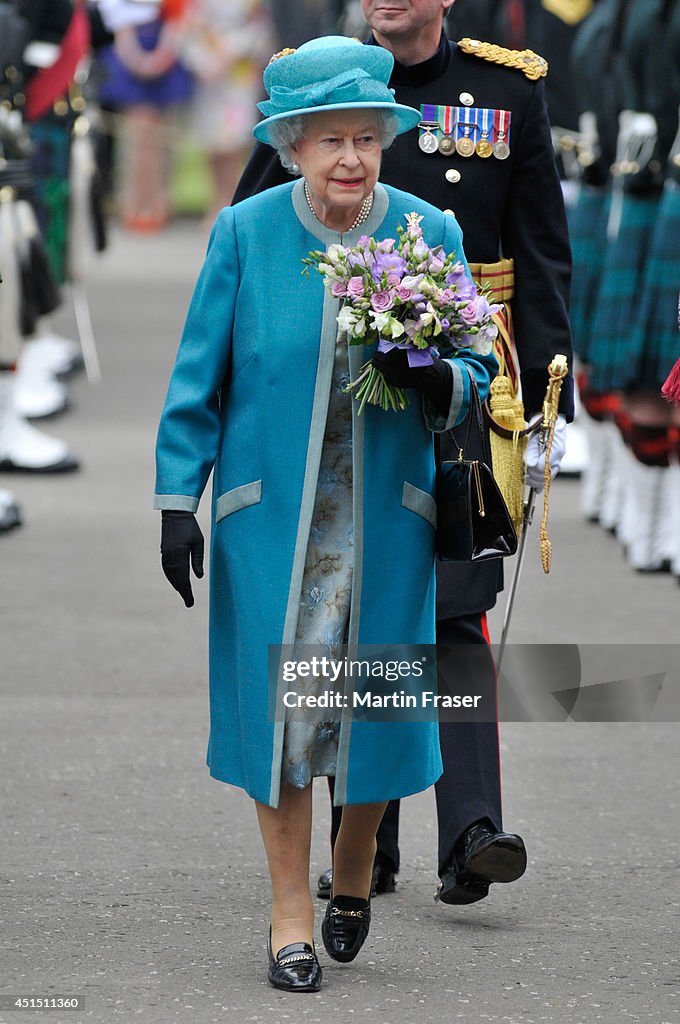 Queen Elizabeth II & Duke Of Edinburgh Attend The Ceremony Of The Keys