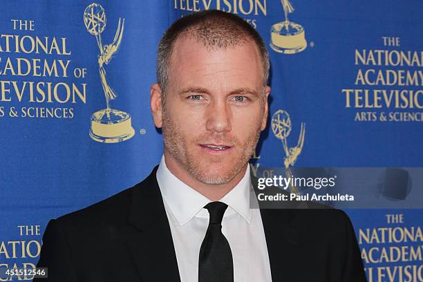 Actor Sean Carrigan attends the Daytime Creative Arts Emmy Awards Gala at Westin Bonaventure Hotel on June 20, 2014 in Los Angeles, California.