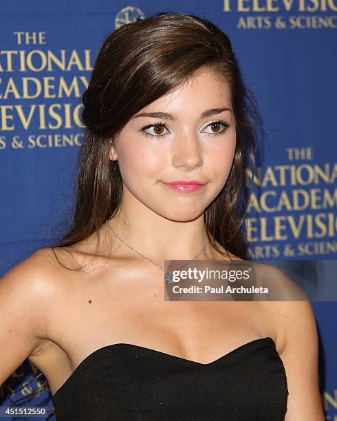 Actress Katie Douglas attends the Daytime Creative Arts Emmy Awards Gala at Westin Bonaventure Hotel on June 20, 2014 in Los Angeles, California.