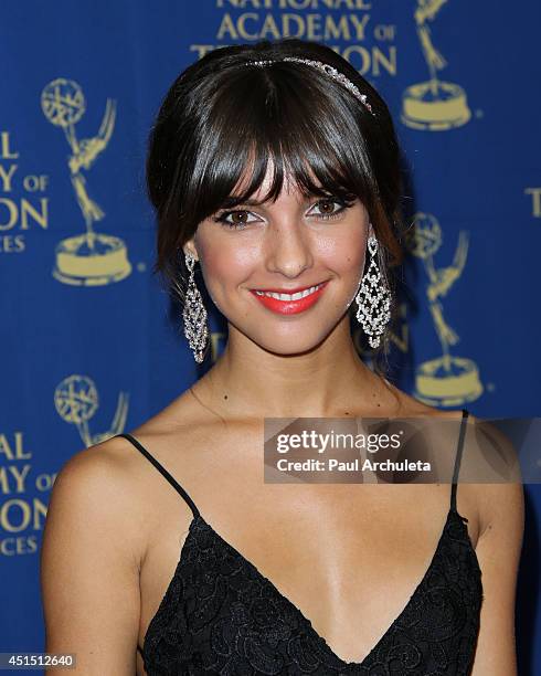 Singer Denyse Tontz attends the Daytime Creative Arts Emmy Awards Gala at Westin Bonaventure Hotel on June 20, 2014 in Los Angeles, California.