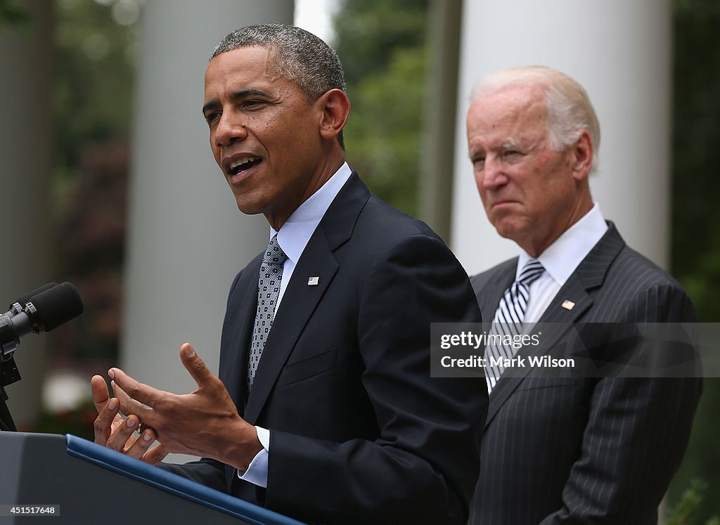 President Obama Delivers Statement On Immigration Reform In The Rose Garden
