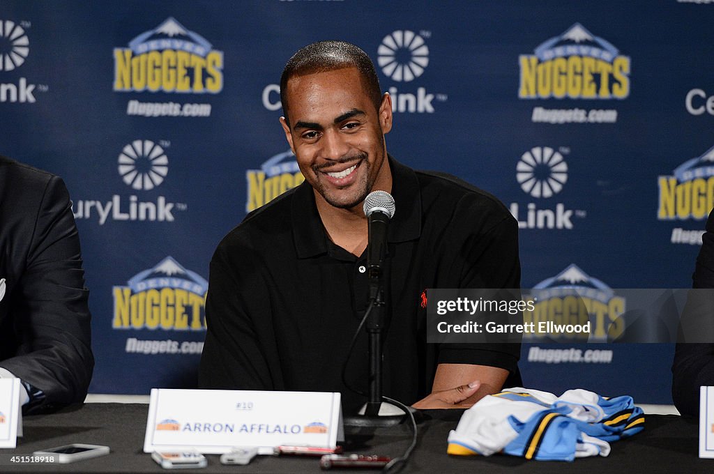 Denver Nuggets Arron Afflalo Press Conference