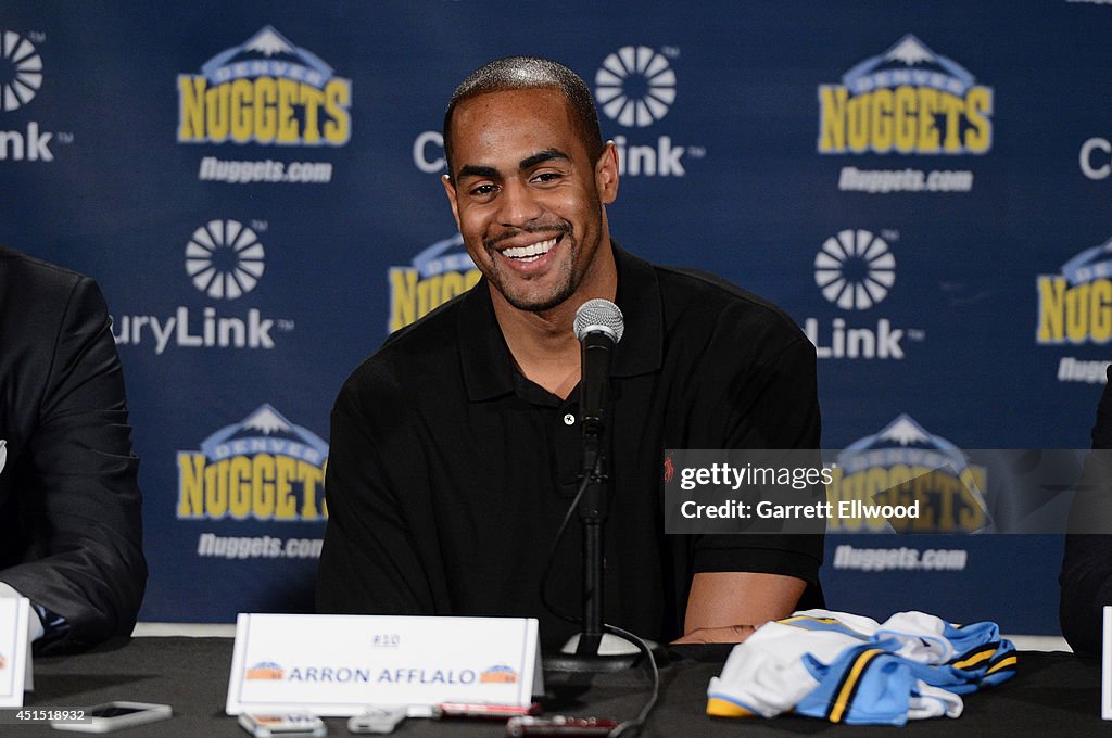 Denver Nuggets Arron Afflalo Press Conference