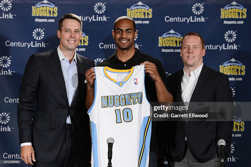 Denver Nuggets Arron Afflalo Press Conference