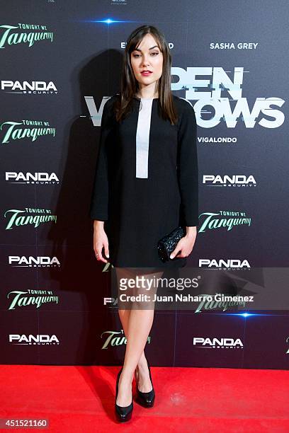Actress Sasha Grey attends the 'Open Windows' premiere at Capitol Cinema on June 30, 2014 in Madrid, Spain.