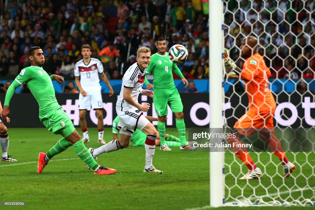 Germany v Algeria: Round of 16 - 2014 FIFA World Cup Brazil