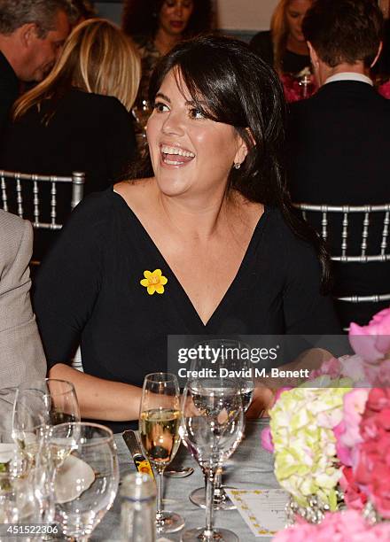 Monica Lewinsky attends The Masterpiece Marie Curie Party supported by Jaeger-LeCoultre and hosted by Heather Kerzner at The Royal Hospital Chelsea...