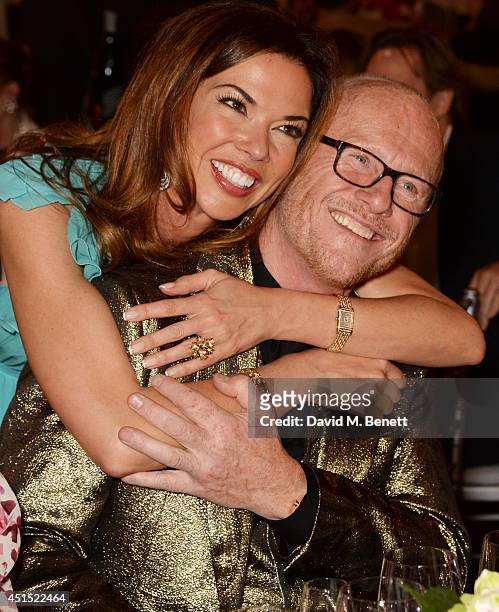 Heather Kerzner and John Caudwell attend The Masterpiece Marie Curie Party supported by Jaeger-LeCoultre and hosted by Heather Kerzner at The Royal...
