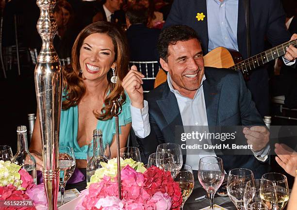 Heather Kerzner and Andre Balazs attend The Masterpiece Marie Curie Party supported by Jaeger-LeCoultre and hosted by Heather Kerzner at The Royal...