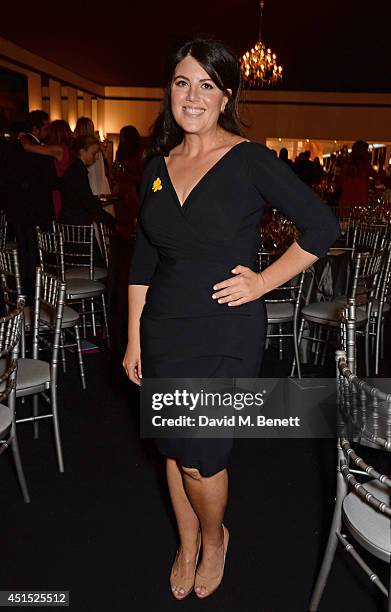 Monica Lewinsky attends The Masterpiece Marie Curie Party supported by Jaeger-LeCoultre and hosted by Heather Kerzner at The Royal Hospital Chelsea...