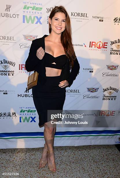 Amanda Cerny attends DJ Irie Weekend - VIP Kickoff Reception at National Hotel on June 19, 2014 in Miami Beach, Florida.