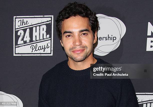 Actor Ramon Rodriguez attends the 24 Hour Plays In Los Angeles to benefit the Urban Arts Partnership at The Shore Hotel on June 20, 2014 in Santa...