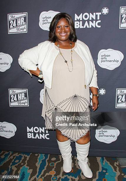 Actress Retta attends the 24 Hour Plays In Los Angeles to benefit the Urban Arts Partnership at The Shore Hotel on June 20, 2014 in Santa Monica,...
