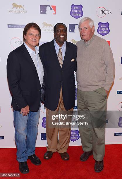 Former Major League Baseball manager and player Tony La Russa, former professional basketball player and Harlem Globetrotter Meadowlark Lemon and...