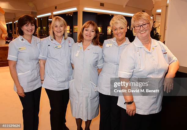 Marie Curie Cancer Care nurses attend The Masterpiece Marie Curie Party supported by Jaeger-LeCoultre and hosted by Heather Kerzner at The Royal...