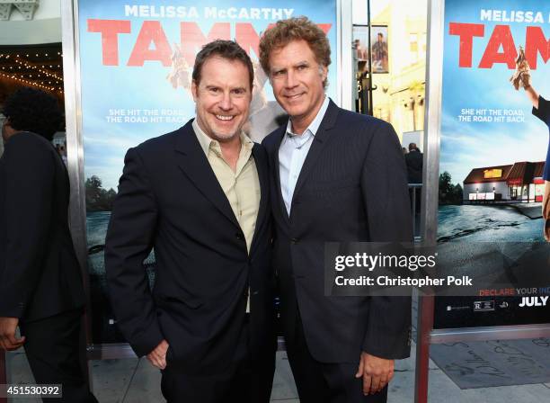 Executive producer Chris Henchy and producer Will Ferrell attend the "Tammy" Los Angeles premiere at TCL Chinese Theatre on June 30, 2014 in...