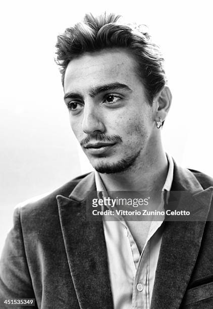 Actor Gianluca Di Gennaro poses for a portrait during the 8th Rome Film Festival at the Auditorium Parco Della Musica on November 11, 2013 in Rome,...